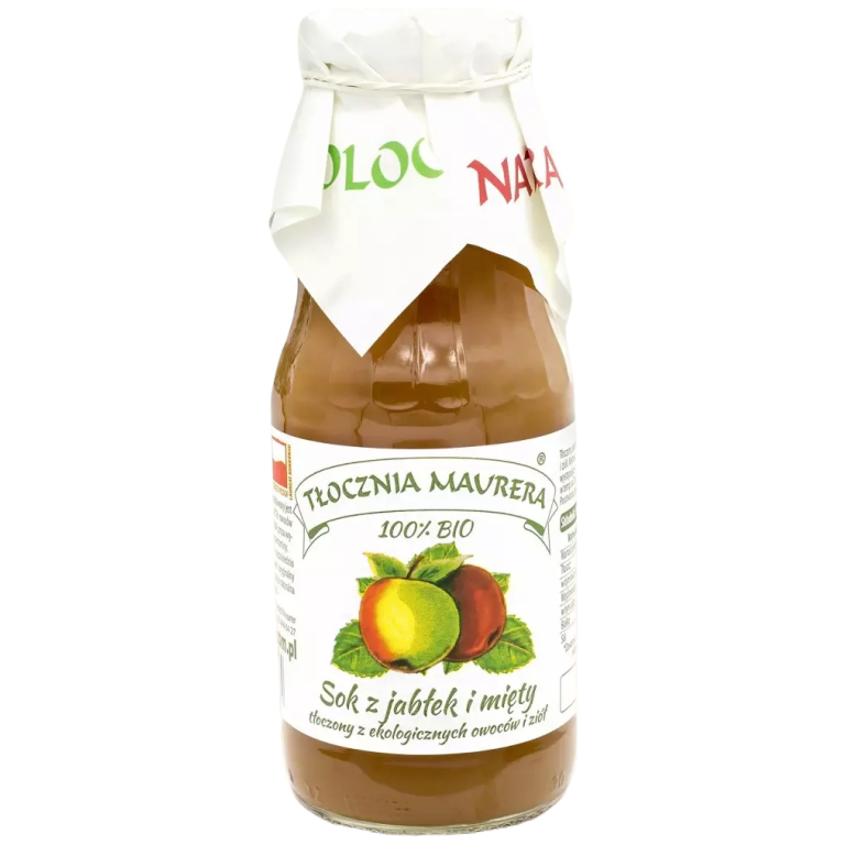 SOK JABŁKOWY Z MIĘTĄ NFC BIO 300 ml - TŁOCZNIA MAURERA