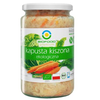 KAPUSTA KISZONA Z MARCHEWKĄ BEZGLUTENOWA BIO 700 g (500 g) - BIOFOOD