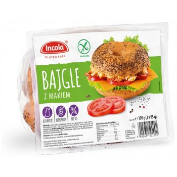 BAJGLE Z MAKIEM BEZGLUTENOWE (2 x 95 g) 190 g - INCOLA