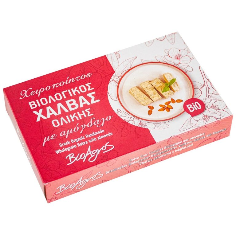 CHAŁWA Z MIGDAŁAMI BIO 200 g - BIOAGROS