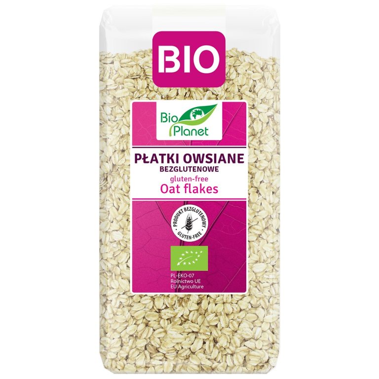 PŁATKI OWSIANE BEZGLUTENOWE BIO 300 g - BIO PLANET