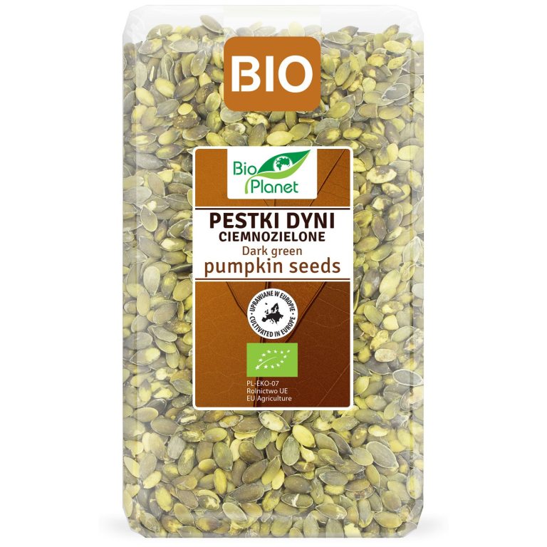 PESTKI DYNI CIEMNOZIELONE (UPRAWIANE W EUROPIE) BIO 1 kg - BIO PLANET