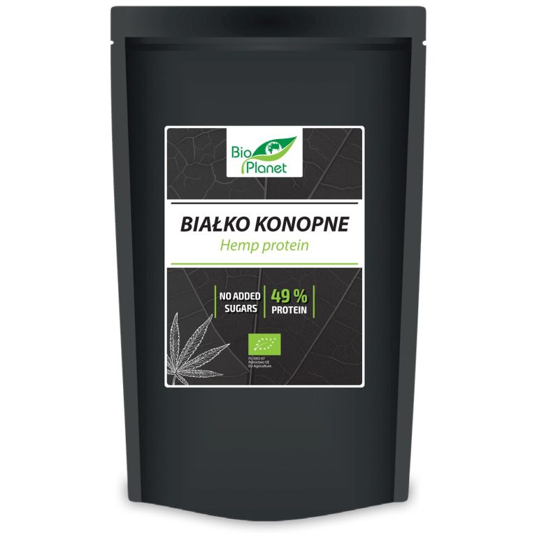 BIAŁKO KONOPNE BIO 500 g - BIO PLANET