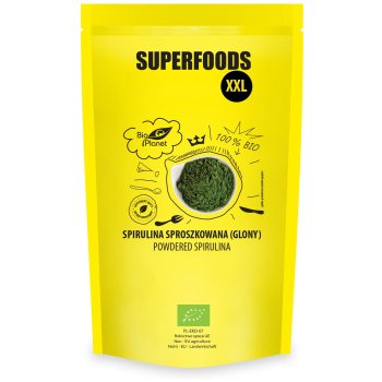 SPIRULINA SPROSZKOWANA BIO 600 g - BIO PLANET SUPERFOODS