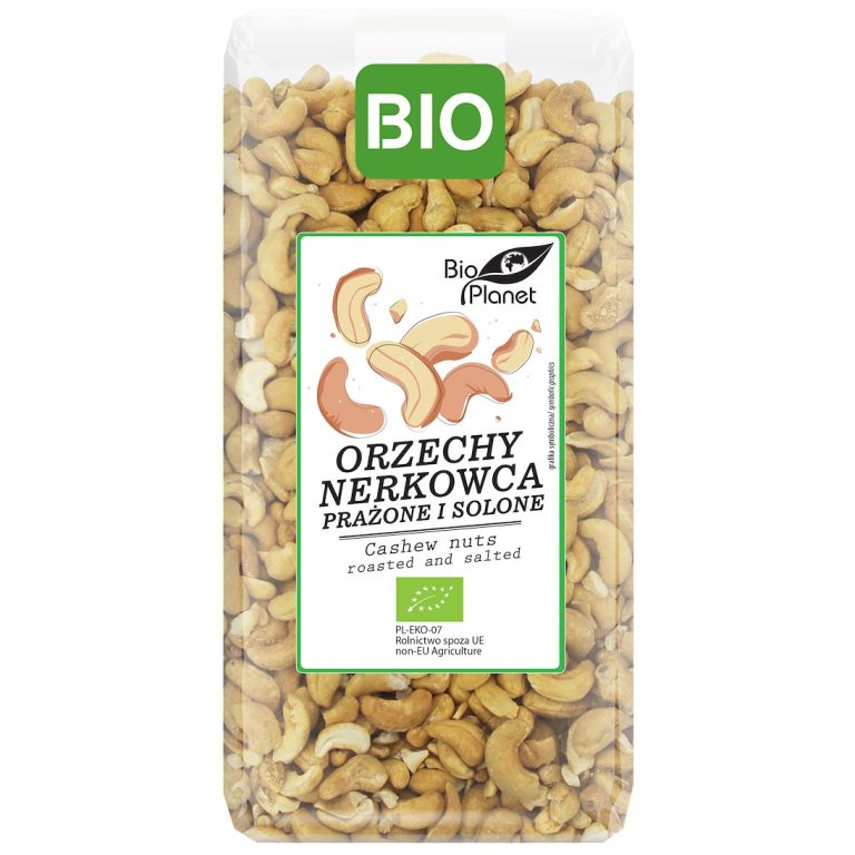 ORZECHY NERKOWCA PRAŻONE I SOLONE BIO 350 g - BIO PLANET