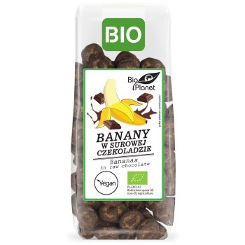 BANANY W SUROWEJ CZEKOLADZIE BIO 100 g - BIO PLANET