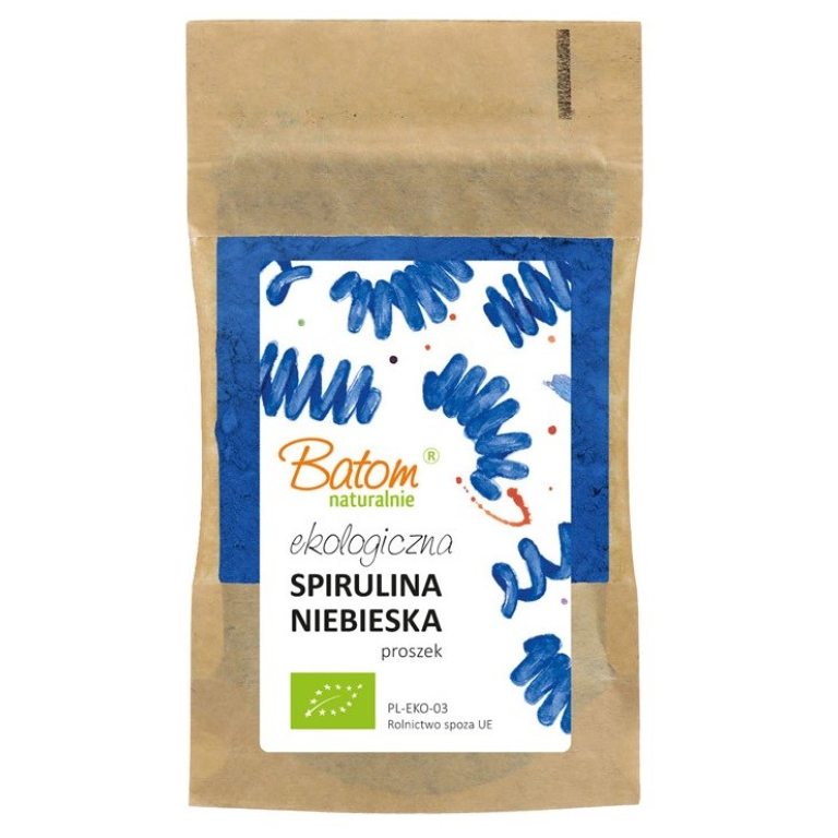SPIRULINA NIEBIESKA BIO 15 g - BATOM