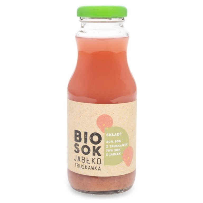 SOK JABŁKOWO - TRUSKAWKOWY NFC BIO 250 ml - OWOCOWE SMAKI