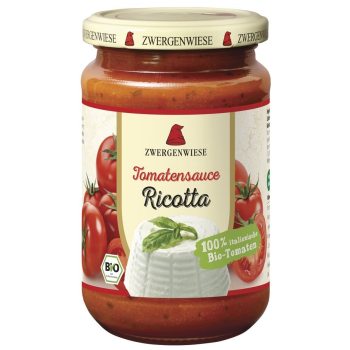 SOS POMIDOROWY Z RICOTTĄ BEZGLUTENOWY BIO 340 ml - ZWERGENWIESE