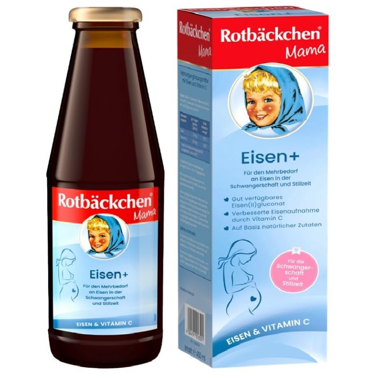 NAPÓJ Z ŻELAZEM DLA KOBIET W CIĄŻY I KARMIĄCYCH 450 ml - ROTBACKCHEN