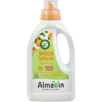 PŁYN DO ZMIĘKCZANIA TKANIN POMARAŃCZOWY (KONCENTRAT) ECO 750 ml (30 PRAŃ) - ALMAWIN