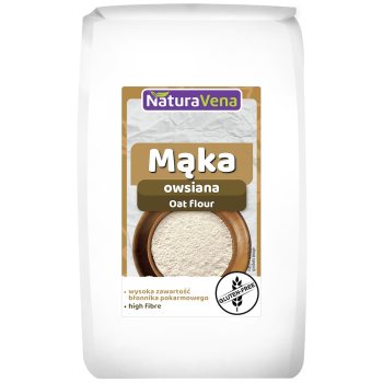 MĄKA OWSIANA BEZGLUTENOWA 400 g - NATURAVENA