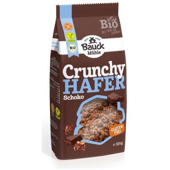 CRUNCHY OWSIANE KAKAOWE BEZGLUTENOWE BIO 325 g - BAUCK HOF
