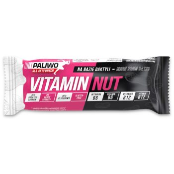 BATON VITAMIN NUT Z WITAMINAMI  B6 I B12 BEZGLUTENOWY 50 g - PALIWO DLA AKTYWNYCH