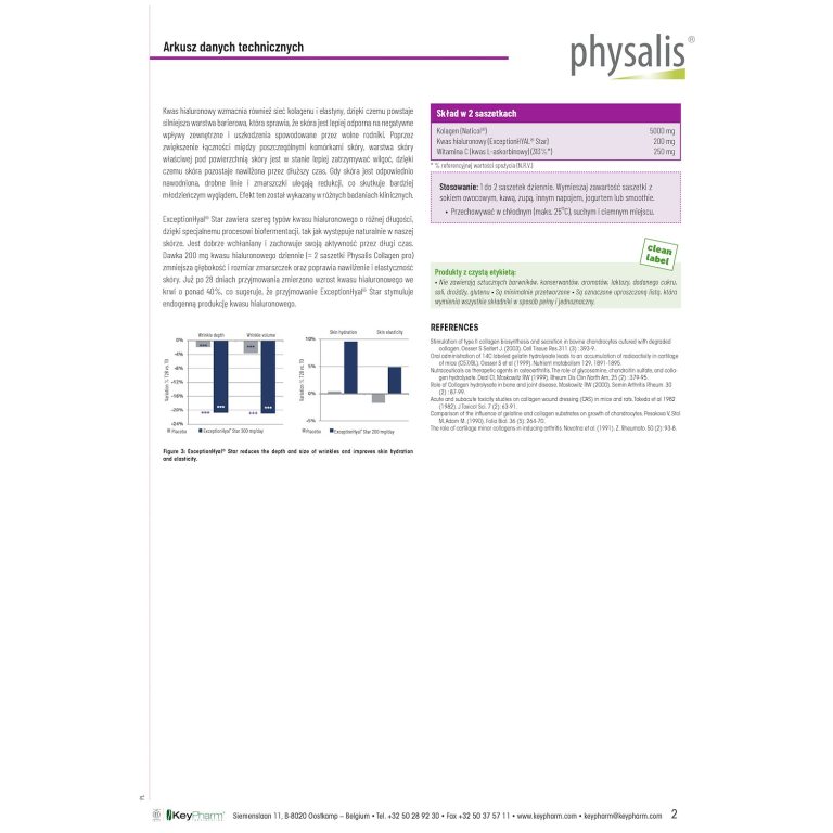 KOLAGEN RYBI + KWAS HIALURONOWY + WITAMINA C 30 SASZETEK - obrazek 3