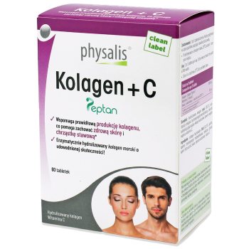 KOLAGEN + WITAMINA C 60 TABLETEK - PHYSALIS