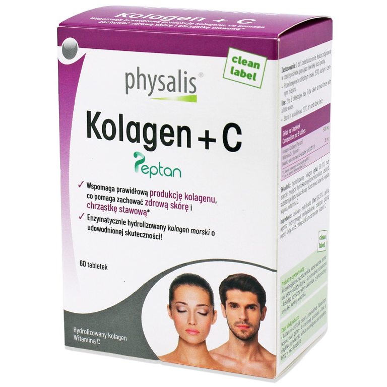KOLAGEN + WITAMINA C 60 TABLETEK - PHYSALIS