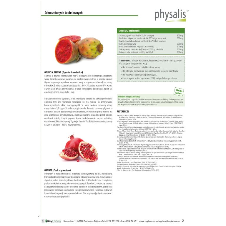TABLETKI NA PŁASKI BRZUCH BIO 45 szt. - obrazek 3