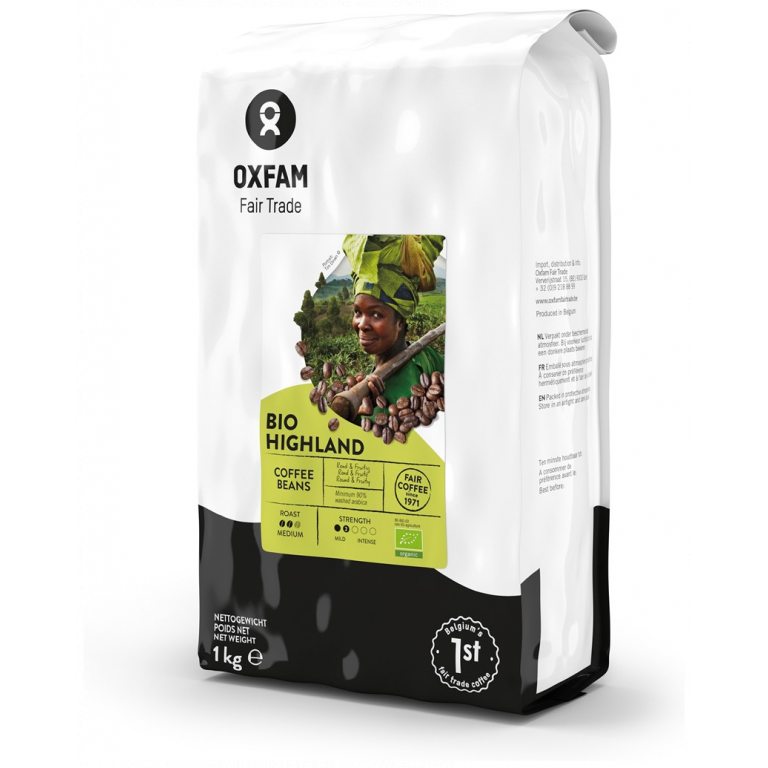 KAWA ZIARNISTA ARABICA/ROBUSTA WYSOKOGÓRSKA FAIR TRADE BIO 1 kg - OXFAM