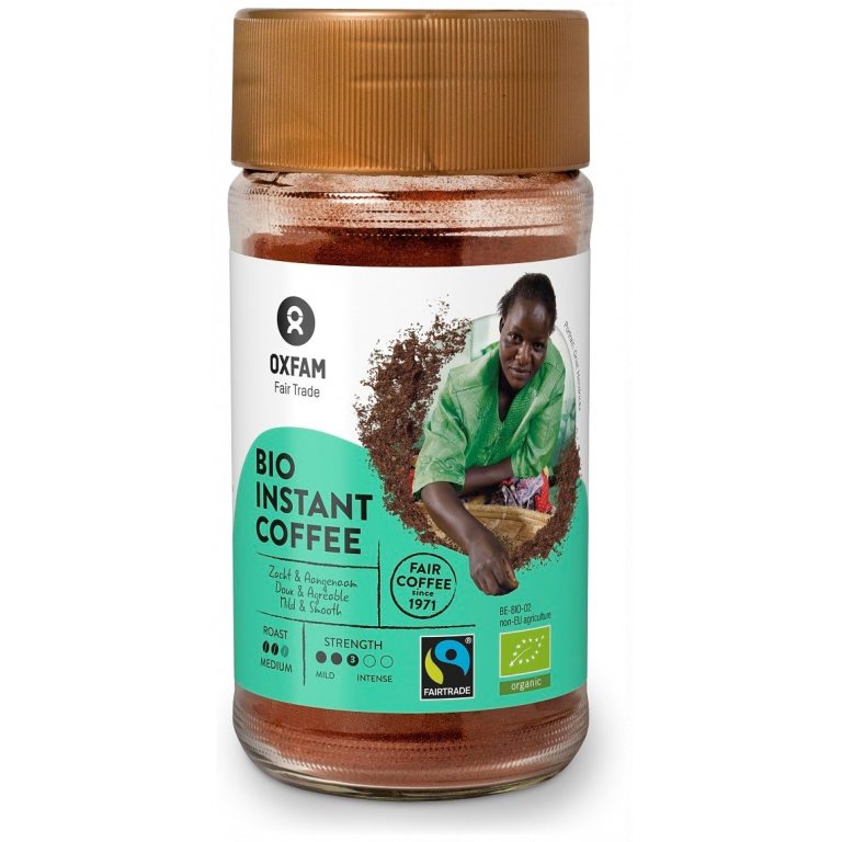 KAWA ROZPUSZCZALNA ARABICA/ROBUSTA TANZANIA FAIR TRADE BIO 100 g - OXFAM