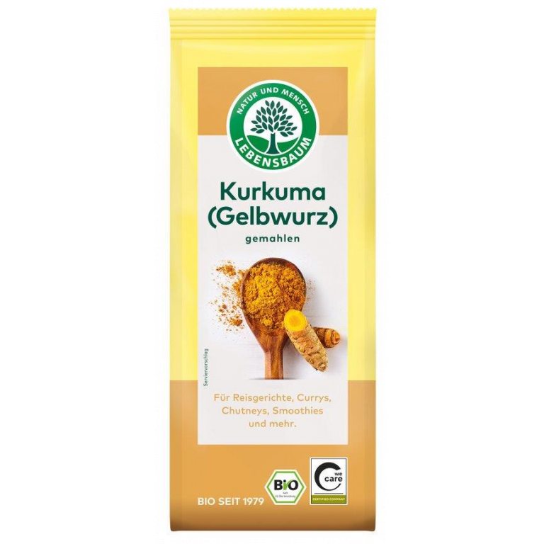 KURKUMA MIELONA BIO 50 g - LEBENSBAUM