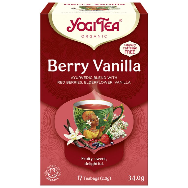 HERBATKA CZERWONE OWOCE - WANILIA (BERRY VANILLA) BIO (17 x 2 g) 34 g - YOGI TEA