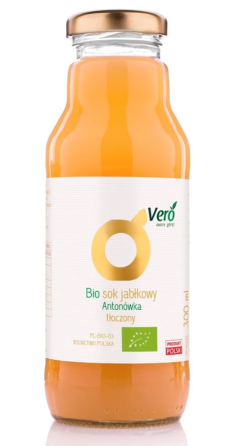 SOK JABŁKOWY ANTONÓWKA NFC BIO 300 ml - VERO