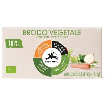 BULION - KOSTKI WARZYWNE BIO (10 x 10 g) 100 g - ALCE NERO