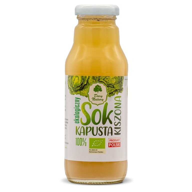SOK Z KAPUSTY KISZONEJ BIO 270 ml - DARY NATURY