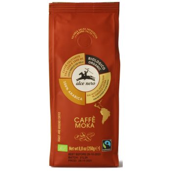 KAWA MIELONA ARABICA 100 % MOKA FAIR TRADE GÓRSKA BIO 250 g - ALCE NERO