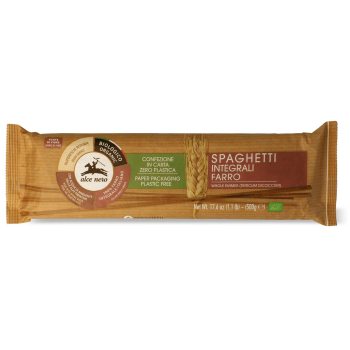 MAKARON (Z PŁASKURKI RAZOWY) SPAGHETTI BIO 500 g - ALCE NERO
