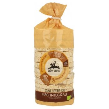 WAFLE RYŻOWE PEŁNOZIARNISTE BIO 100 g - ALCE NERO