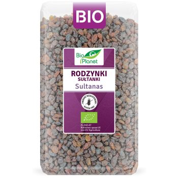 RODZYNKI SUŁTANKI BEZGLUTENOWE BIO 1 kg - BIO PLANET