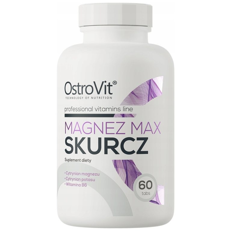 OstroVit Magnez Max Skurcz 60 tabs POTAS B6 MG