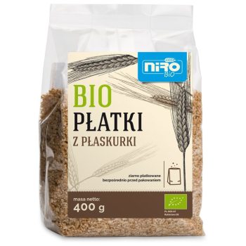 PŁATKI Z PŁASKURKI BIO 400 g - NIRO