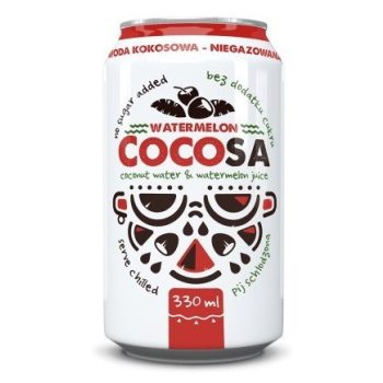 WODA KOKOSOWA Z SOKIEM Z ARBUZA 330 ml - DIET-FOOD (COCOSA)