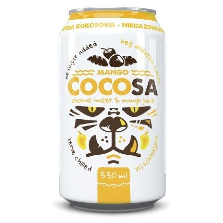WODA KOKOSOWA Z SOKIEM Z MANGO 330 ml - DIET-FOOD (COCOSA)