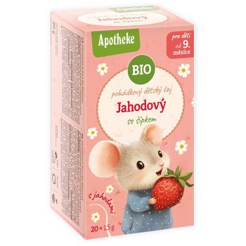 HERBATKA DLA DZIECI - DZIKA RÓŻA Z TRUSKAWKĄ OD 9 MIESIĄCA BIO (20 x 1