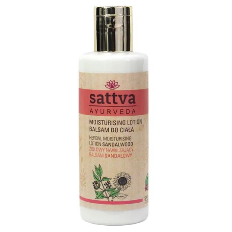 BALSAM DO CIAŁA NAWILŻAJĄCY DRZEWO SANDAŁOWE 210 ml - SATTVA (AYURVEDA)