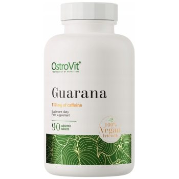 OstroVit Guarana 90 tabs POBUDZENIE KOFEINA 110 mg PAMIĘĆ Caffeine