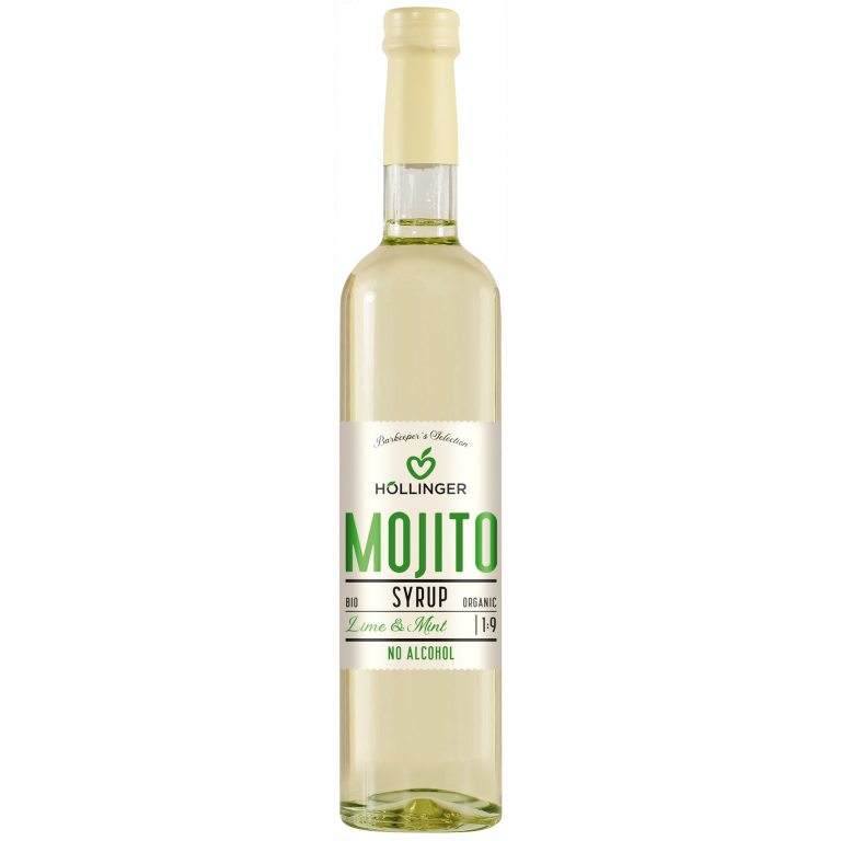 SYROP DO DRINKÓW I KOKTAJLI MOJITO BIO 500 ml - HOLLINGER