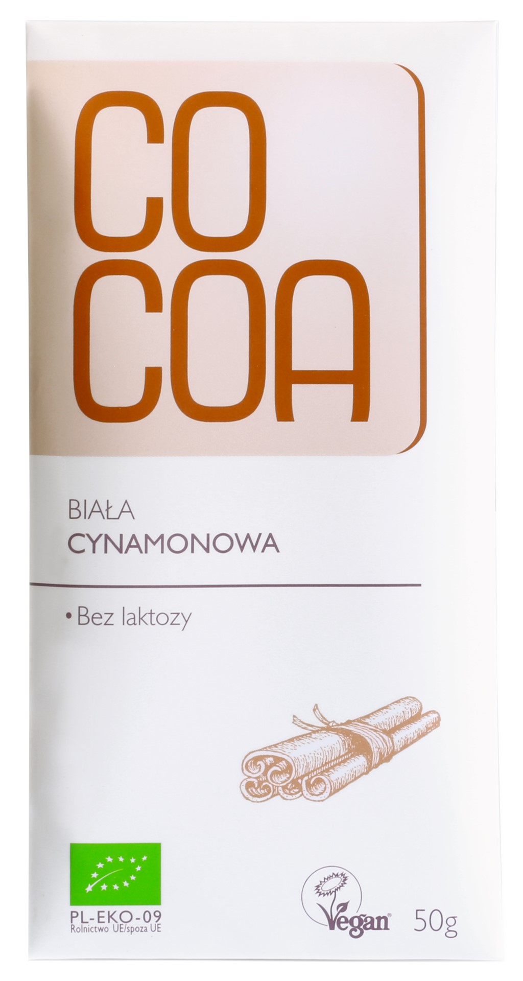 TABLICZKA CYNAMONOWA BIO 50 g - COCOA