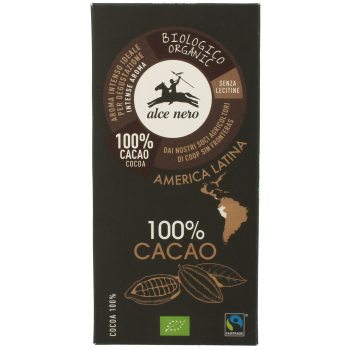 TABLICZKA GORZKA 100 % KAKAO BIO 50 g - ALCE NERO