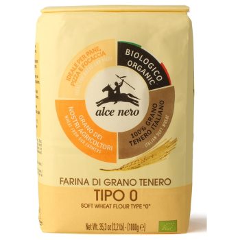 MĄKA PSZENNA TYP 0 NA PIZZĘ BIO 1 kg - ALCE NERO
