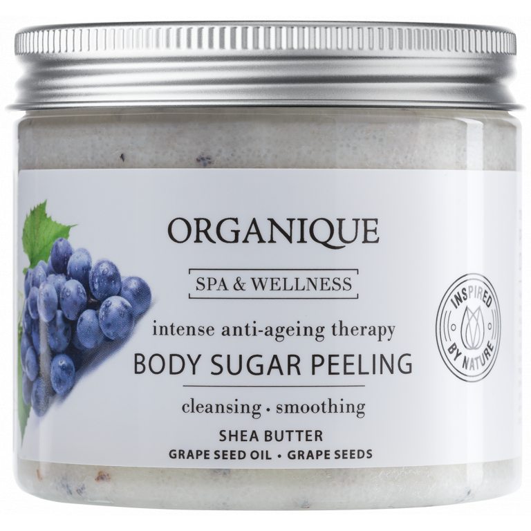 PEELING CUKROWY DO CIAŁA ANTI-AGEING GRAPE 200 ml - ORGANIQUE