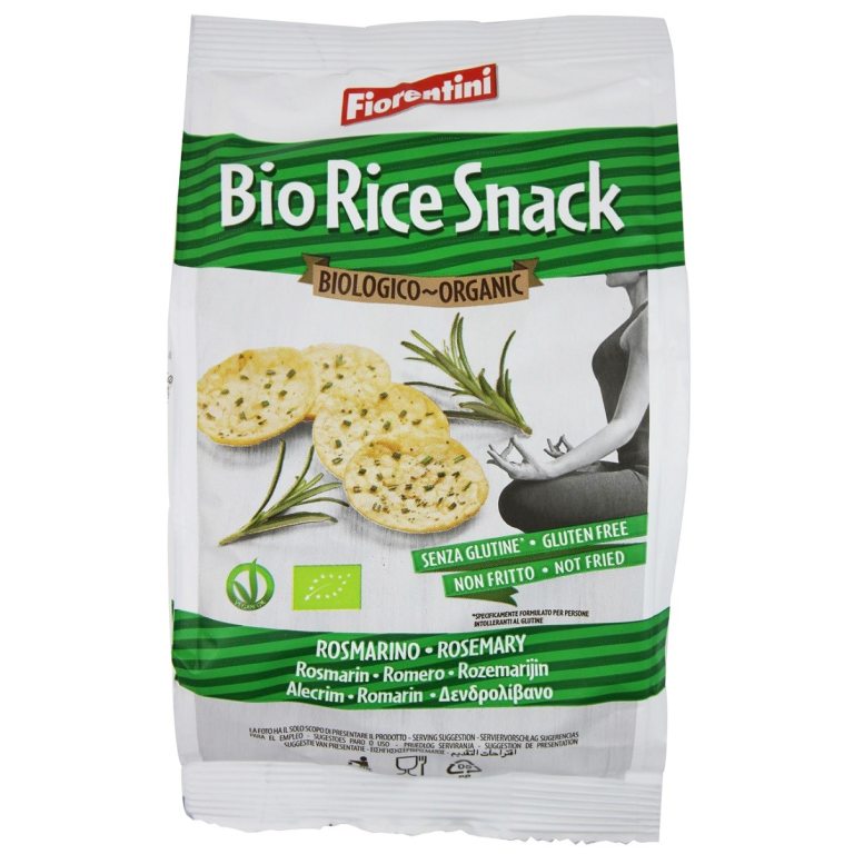 KRĄŻKI RYŻOWE Z ROZMARYNEM BEZGLUTENOWE BIO 40 g - FIORENTINI