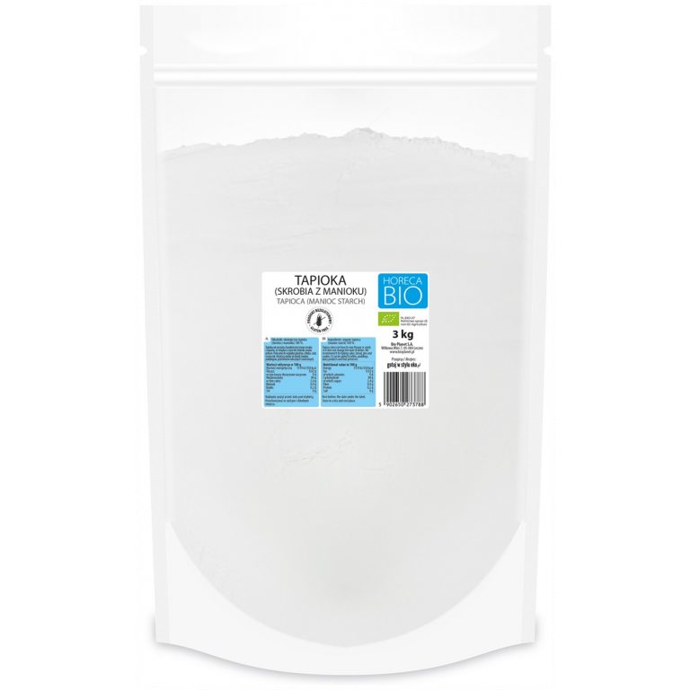 TAPIOKA (SKROBIA Z MANIOKU) BEZGLUTENOWA BIO 3 kg - HORECA (BIO PLANET)