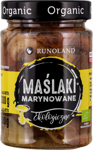 MAŚLAKI MARYNOWANE BIO 300 g - RUNOLAND