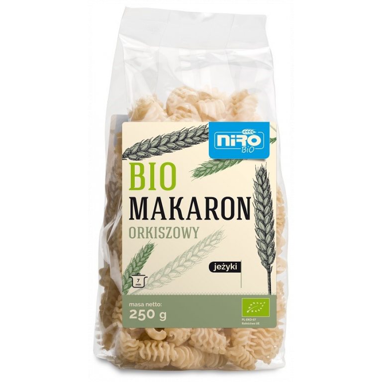 MAKARON (ORKISZOWY) JEŻYKI BIO 250 g - NIRO