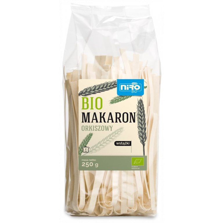 MAKARON (ORKISZOWY) WSTĄŻKI BIO 250 g - NIRO